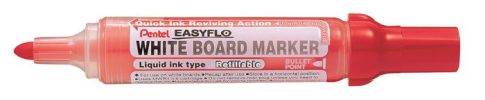 Táblamarker, 6 mm, kúpos hegy, PENTEL "Easyflo"...