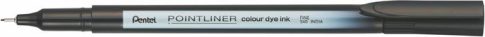 Tűfilc, 0,4 mm, PENTEL "Pointliner", fekete
