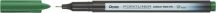 Tűfilc, 0,4 mm, PENTEL "Pointliner", fenyőzöld