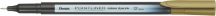 Tűfilc, 0,4 mm, PENTEL "Pointliner", aranybarna