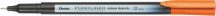 Tűfilc, 0,4 mm, PENTEL "Pointliner", narancssárga