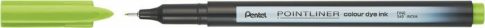 Tűfilc, 0,4 mm, PENTEL "Pointliner", almazöld