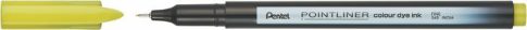Tűfilc, 0,4 mm, PENTEL "Pointliner", limezöld