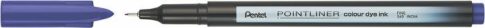 Tűfilc, 0,4 mm, PENTEL "Pointliner", sötétlila