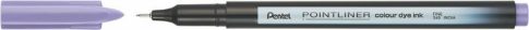 Tűfilc, 0,4 mm, PENTEL "Pointliner", levendula