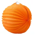 Lampion, kerek, 22 cm, narancs Lampion, kerek, 22 cm, narancs
