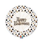 Tányér, papír, 22 cm, "Halloween"