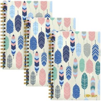 Spirálfüzet, B5, vonalas, 80 lap, FSC, PUKKA PA...