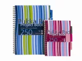 Spirálfüzet, A5, vonalas, 125 lap, PUKKA PAD "S...