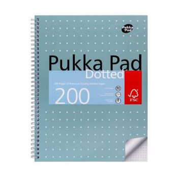 Spirálfüzet, A4+, pontrácsos, 100 lap, PUKKA PA...
