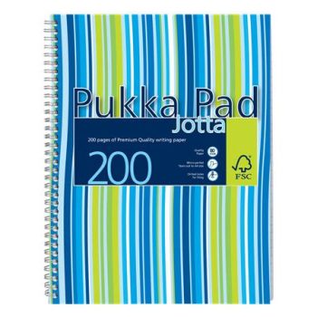 Spirálfüzet, A4+, vonalas, 100 lap, PUKKA PAD "...