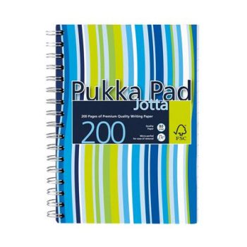 Spirálfüzet, A6, vonalas, 100 lap, PUKKA PAD "S...
