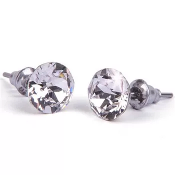 Fülbevaló, natúr fehér SWAROVSKI® kristállyal,... Fülbevaló, natúr fehér SWAROVSKI® kristállyal,...