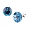 Fülbevaló, aquakék SWAROVSKI® kristállyal, 8 mm... Fülbevaló, aquakék SWAROVSKI® kristállyal, 8 mm...