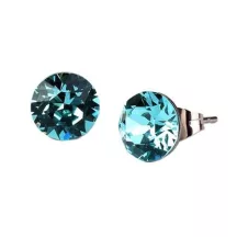 Fülbevaló, light türkíz SWAROVSKI® kristállyal,...