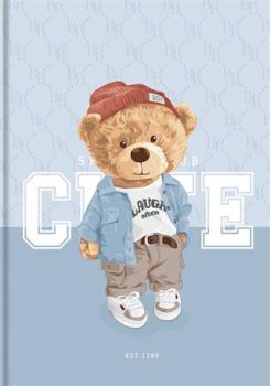 Jegyzetfüzet, A4, kockás, 80 lap, keményfedeles...