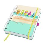 Spirálfüzet, 168x215 mm, pontrácsos, 120 lap, k...