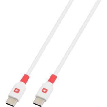 Töltőkábel, USB-C/USB-C, gyorstöltés, 1,2m, SKR...