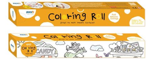 Színező tekercs, öntapadó, 31x355 cm, STICK N,...