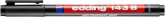 Alkoholos marker, OHP, 1 mm, EDDING "143 B", fe...