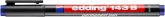 Alkoholos marker, OHP, 1 mm, EDDING "143 B", kék Alkoholos marker, OHP, 1 mm, EDDING "143 B", kék