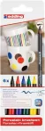   Ecsetirón készlet, porcelánra, EDDING "4200 Family color", 6 különböző szín