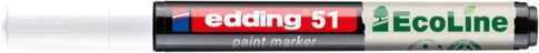 Lakkmarker, 1-2 mm, EDDING "51", fehér