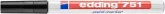 Lakkmarker, 1-2 mm, EDDING "751", fekete