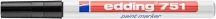 Lakkmarker, 1-2 mm, EDDING "751", fekete