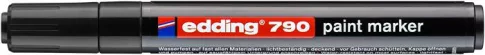 Lakkmarker, 2-3 mm, EDDING "790", fekete