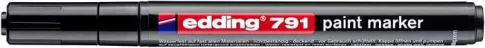 Lakkmarker, 1-2 mm, EDDING "791", fekete