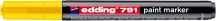 Lakkmarker, 1-2 mm, PCR, EDDING "791", sárga