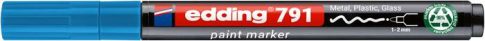 Lakkmarker, 1-2 mm, PCR, EDDING "791", világoskék