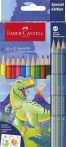 Színes ceruza készlet, hatszögletű, FABER-CASTE...