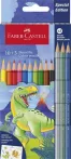 Színes ceruza készlet, hatszögletű, FABER-CASTE...