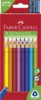 Színes ceruza készlet, háromszögletű, FABER-CASTELL "Jumbo", 20 különböző szín