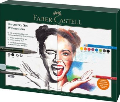 Készlet akvarell technikához, FABER-CASTELL "Di...