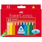 Zsírkréta, háromszögletű, FABER-CASTELL , 12 kü...