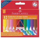 Zsírkréta, háromszögletű, FABER-CASTELL "Jumbo...