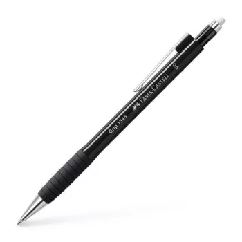 Nyomósirón, 0,5 mm, FABER-CASTELL "Grip 1345", fekete