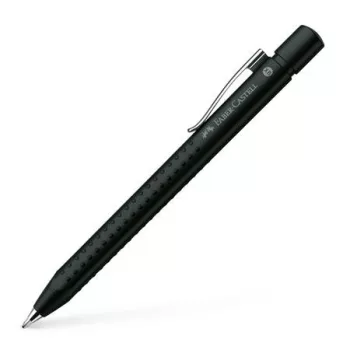 Golyóstoll, 1 mm, XB, nyomógombos, metál fekete...