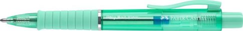 Golyóstoll, 1 mm, XB, nyomógombos, mentazöld te...