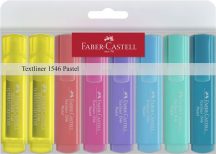 Szövegkiemelő készlet, 1-5 mm, FABER-CASTELL "1546 Pastel", 8 különböző szín