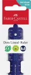 Vonalzó, műanyag, törhetetlen, 15 cm, FABER-CAS...