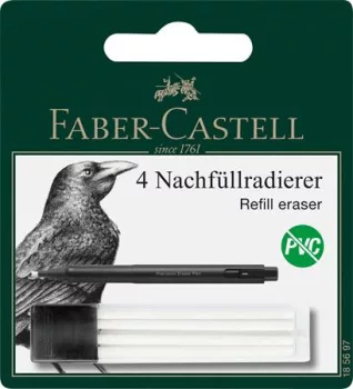 Pótbél precíziós radírstifthez, 4 darabos, FABE...