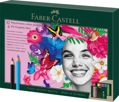 Színes- és grafitceruza készlet, FABER-CASTELL...