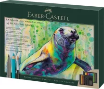Akvarell ceruza készlet, ecsettel, FABER-CASTEL...