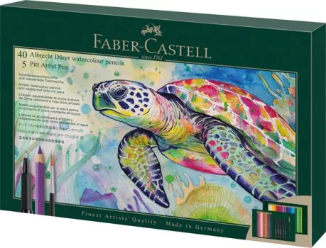 Akvarell ceruza készlet, ecsettel, FABER-CASTEL... Akvarell ceruza készlet, ecsettel, FABER-CASTEL...