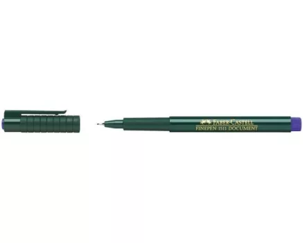 Tűfilc, 0,4 mm, FABER-CASTELL "Finepen 1511", kék