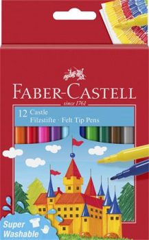 Filctoll készlet, FABER-CASTELL, 12 különböző s...